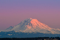 Mt Rainier Sunset, Auburn, Washington